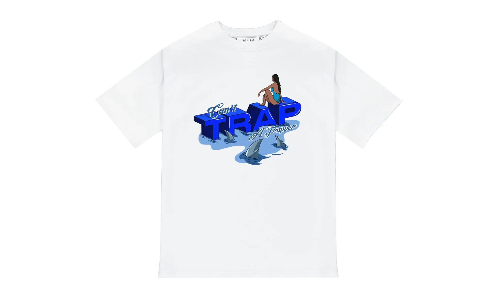 Trapstar Can’t Trap A Trapper Tee White