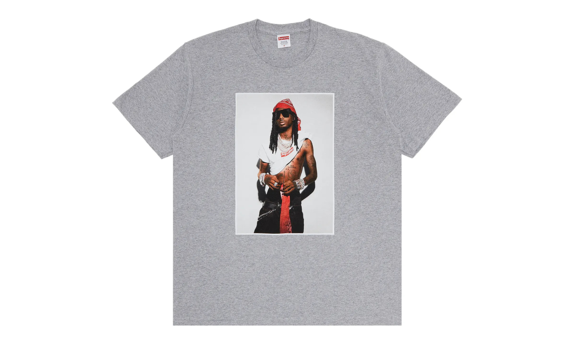 Supreme Playboi Carti Tee Heather Grey