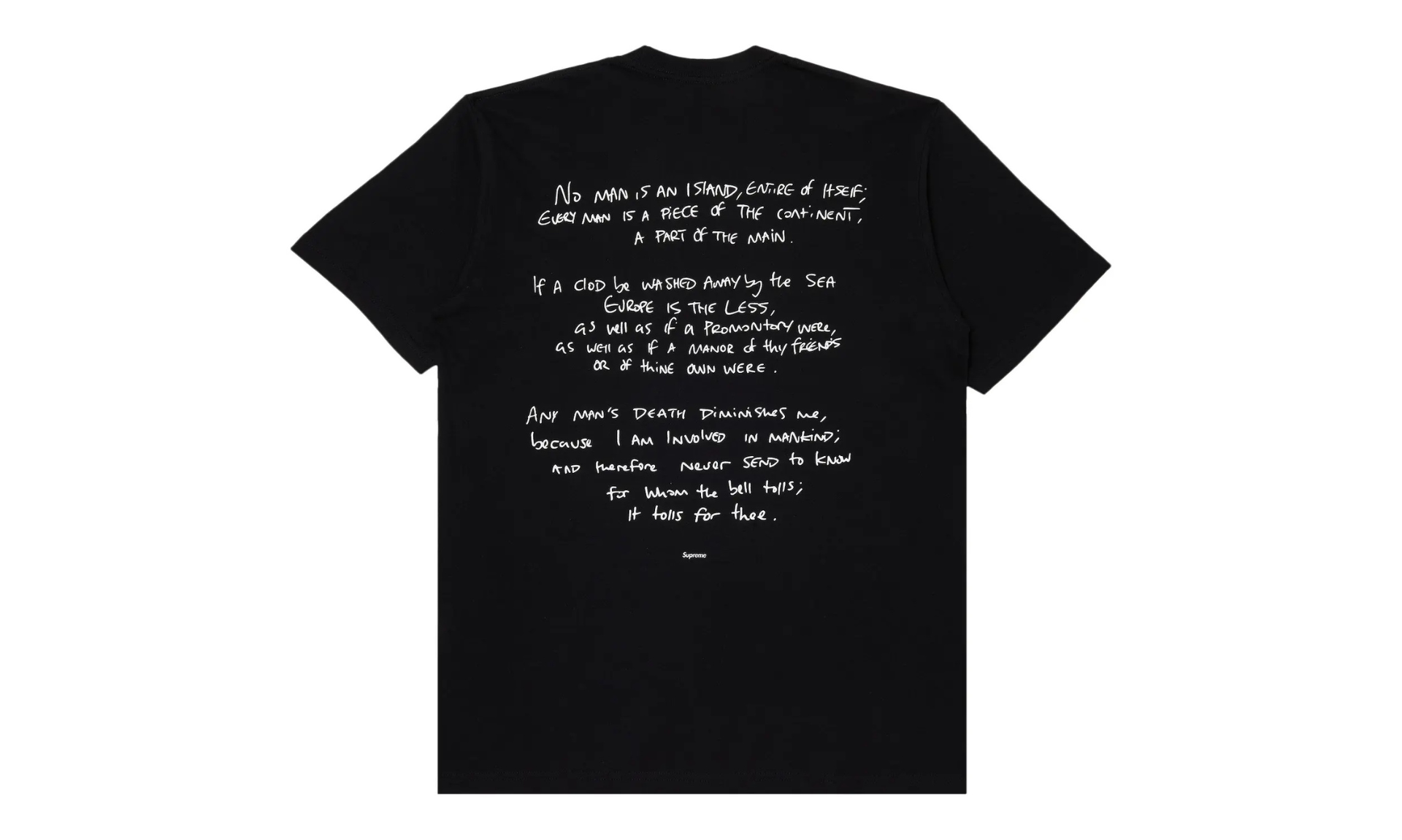 Supreme Corteiz Rules The World Tee Black