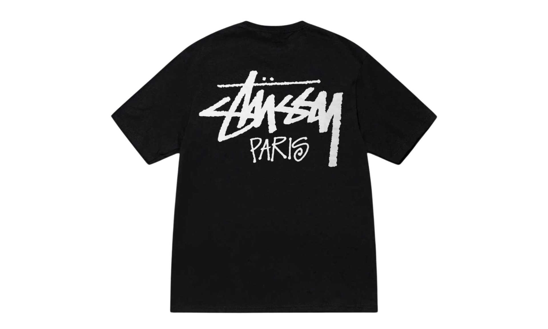 Stussy Stock Paris Tee Black