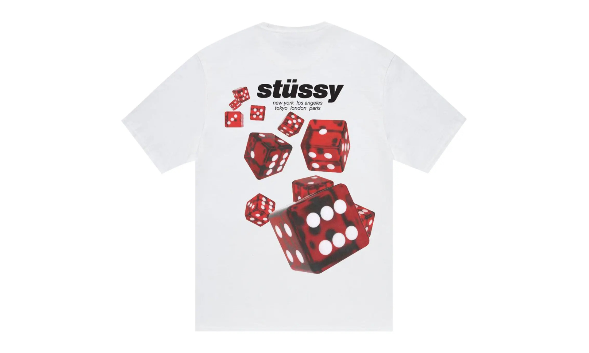 Stussy Rollers Tee White | OVERCEZ