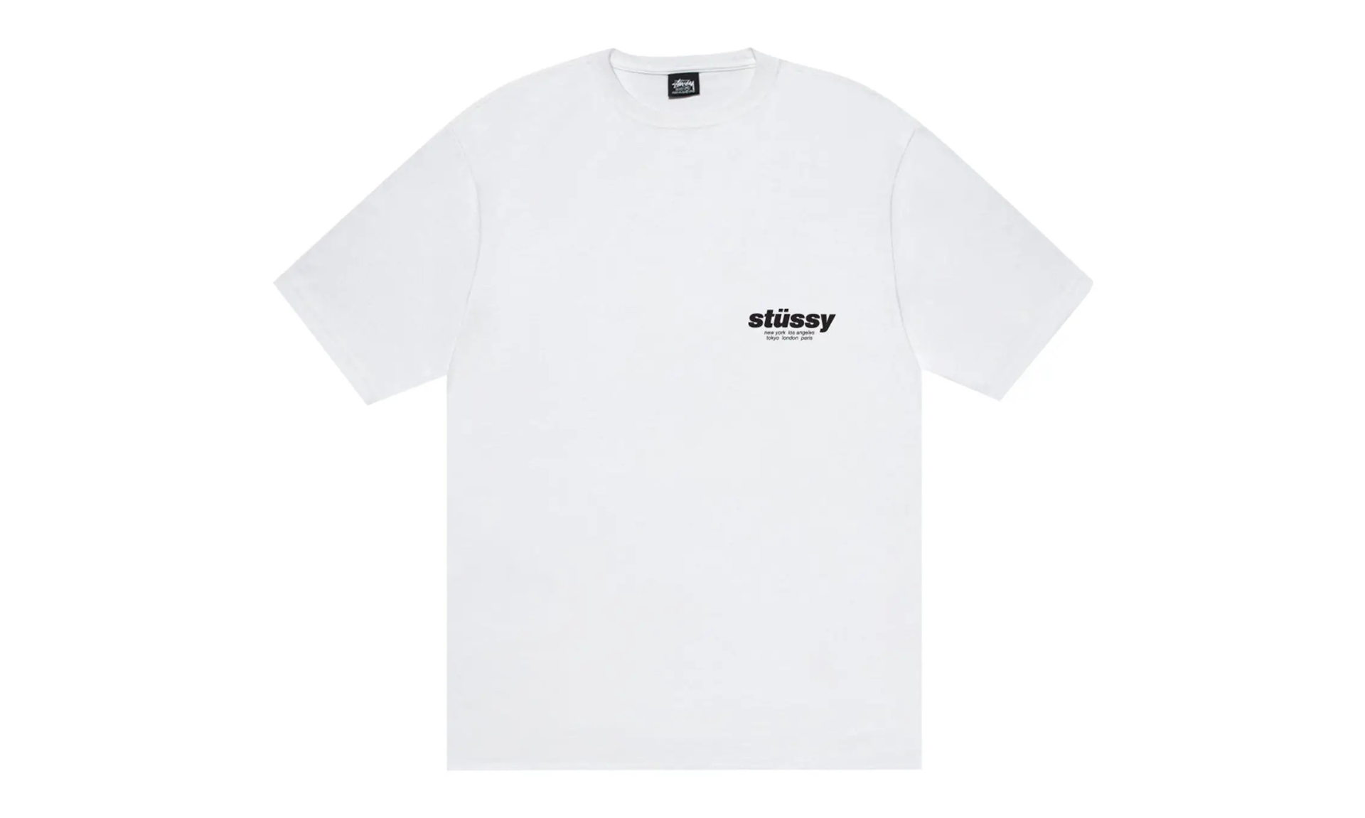 Stussy Rollers Tee White | OVERCEZ