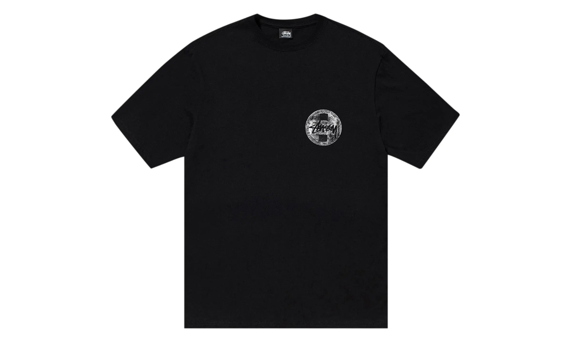 Stussy Dot Stamp Tee Black