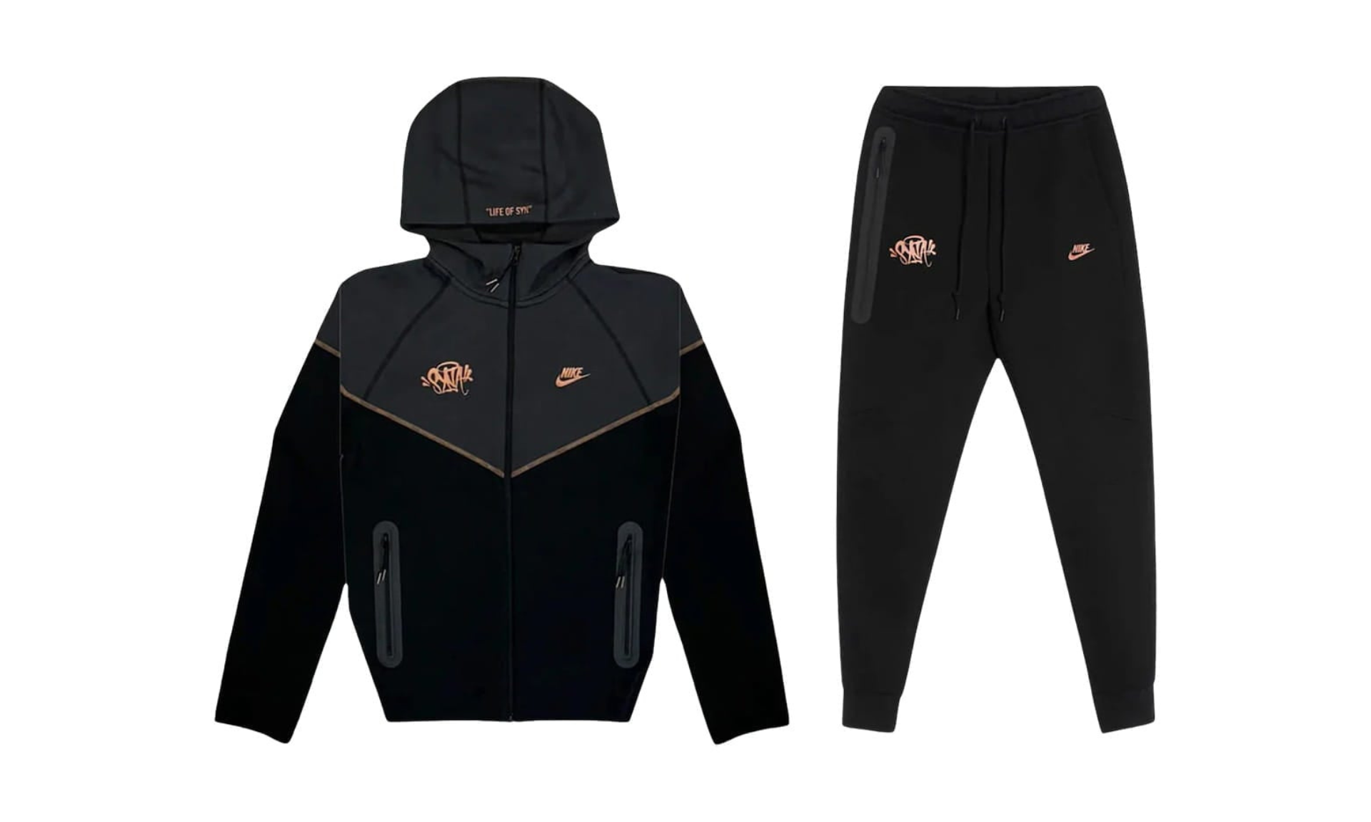 Nike Sportswear x Central Cee Syna World Tech Fleece Hoodie & Joggers Set