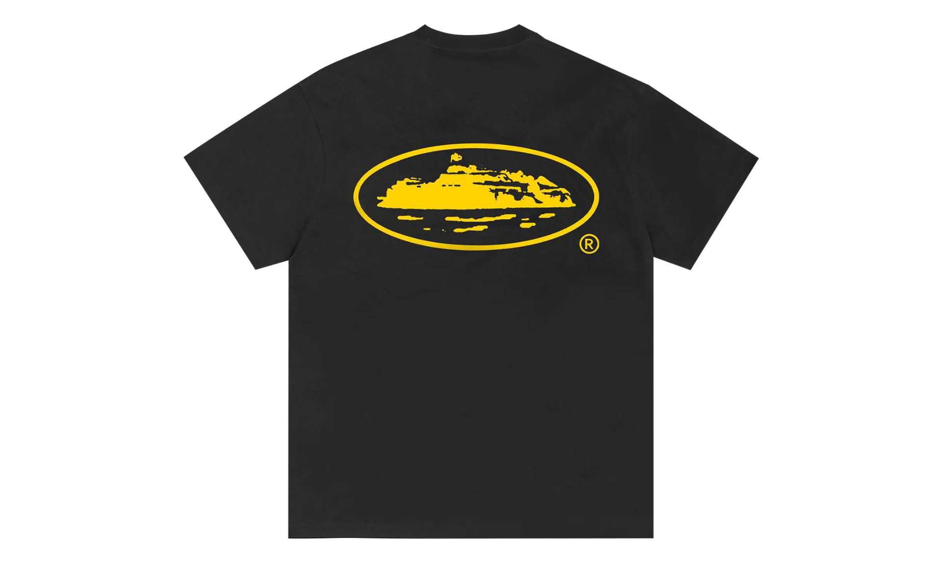 Corteiz OG Island Tee Black Yellow | OVERCEZ