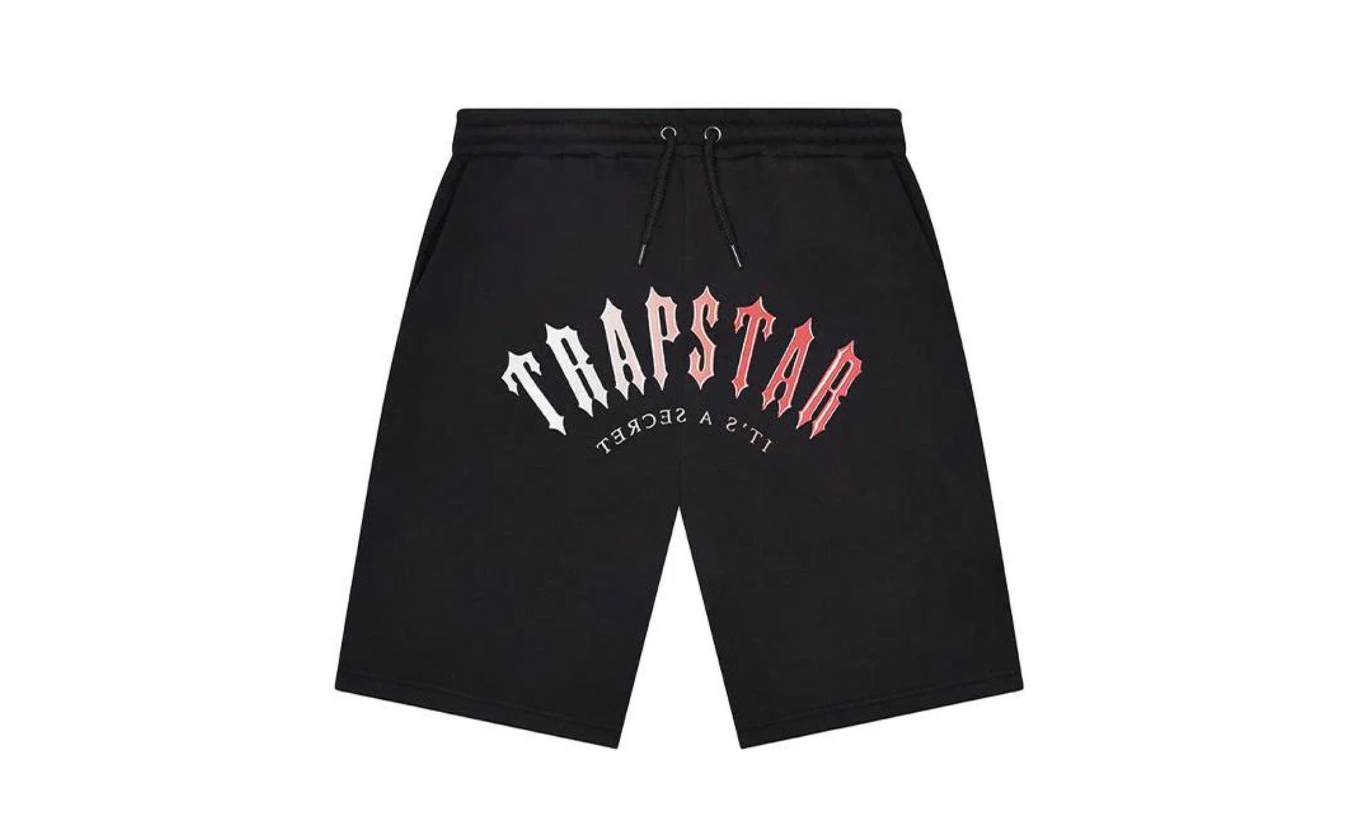 Trapstar Gel Decoded Shorts Black Red