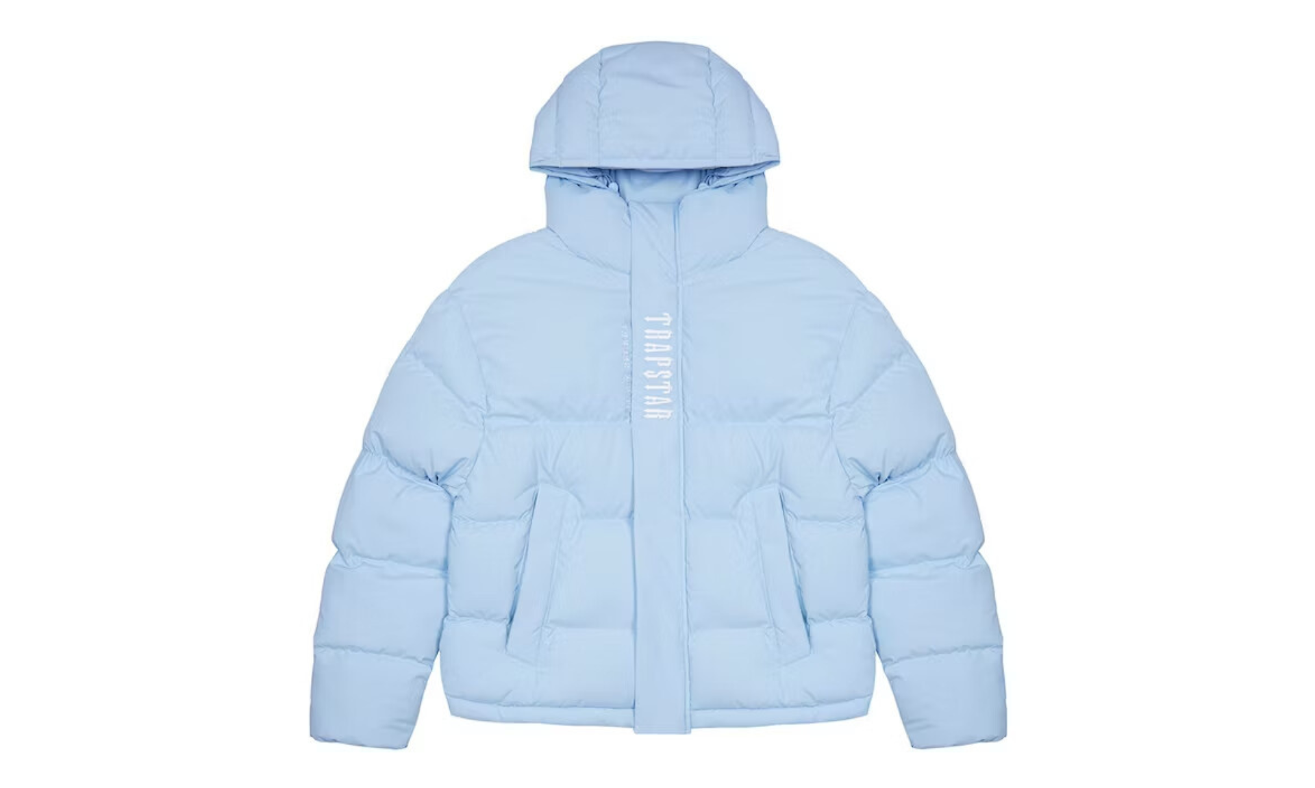 Trapstar Decoded Hooded Puffer 2.0 Ice Blue