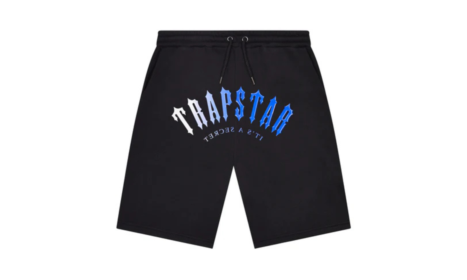 Trapstar Gel Decoded Shorts Black Navy | OVERCEZ