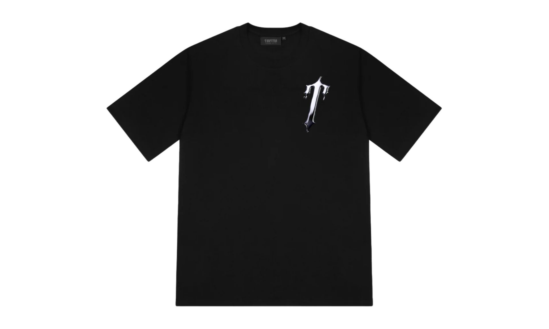 Trapstar Liquid Chrome Tee Black