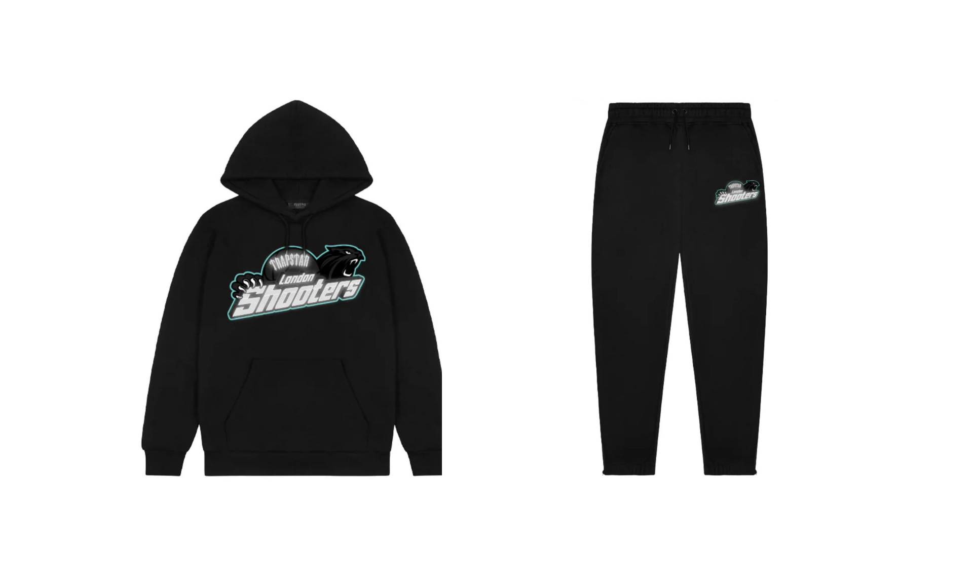 Trapstar Shooters Reflective Tracksuit Black | OVERCEZ