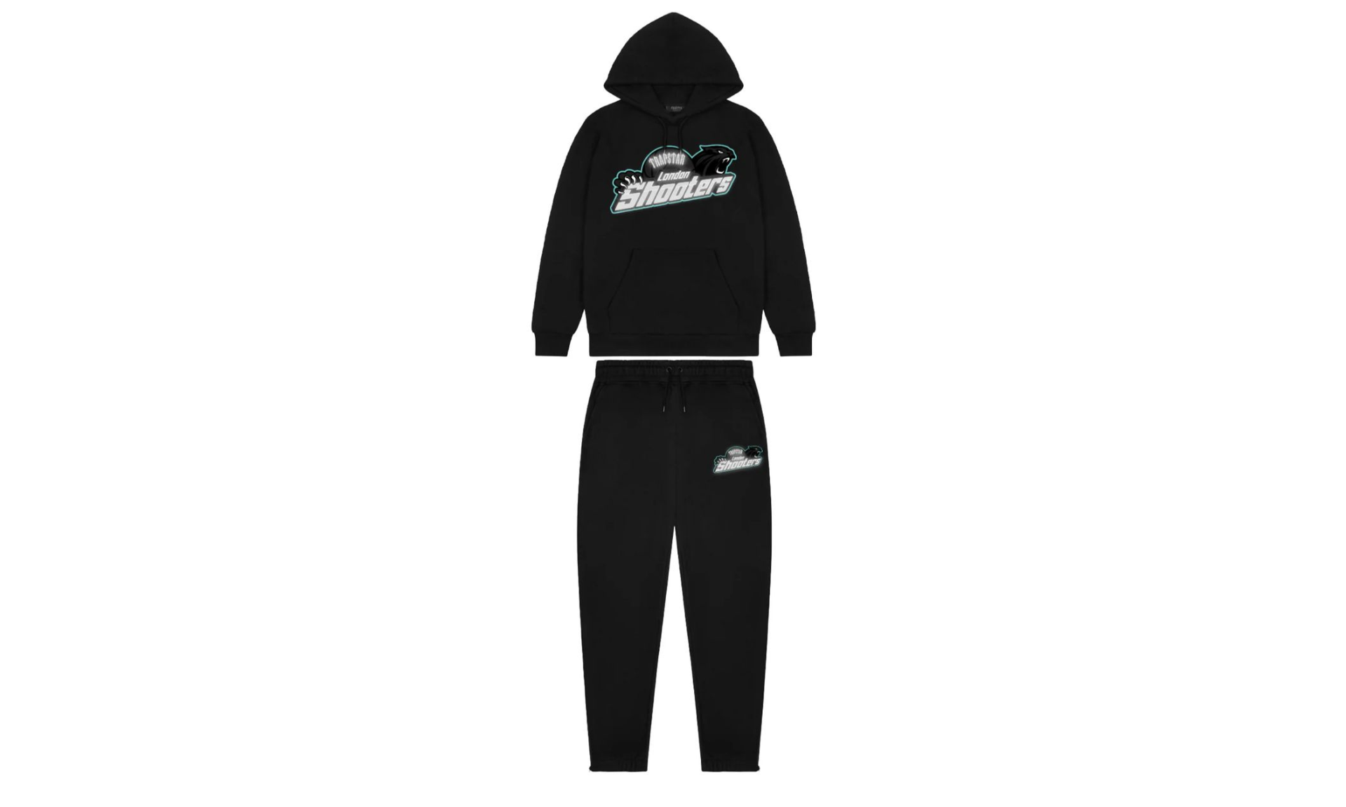 Trapstar Shooters Reflective Tracksuit Black | OVERCEZ
