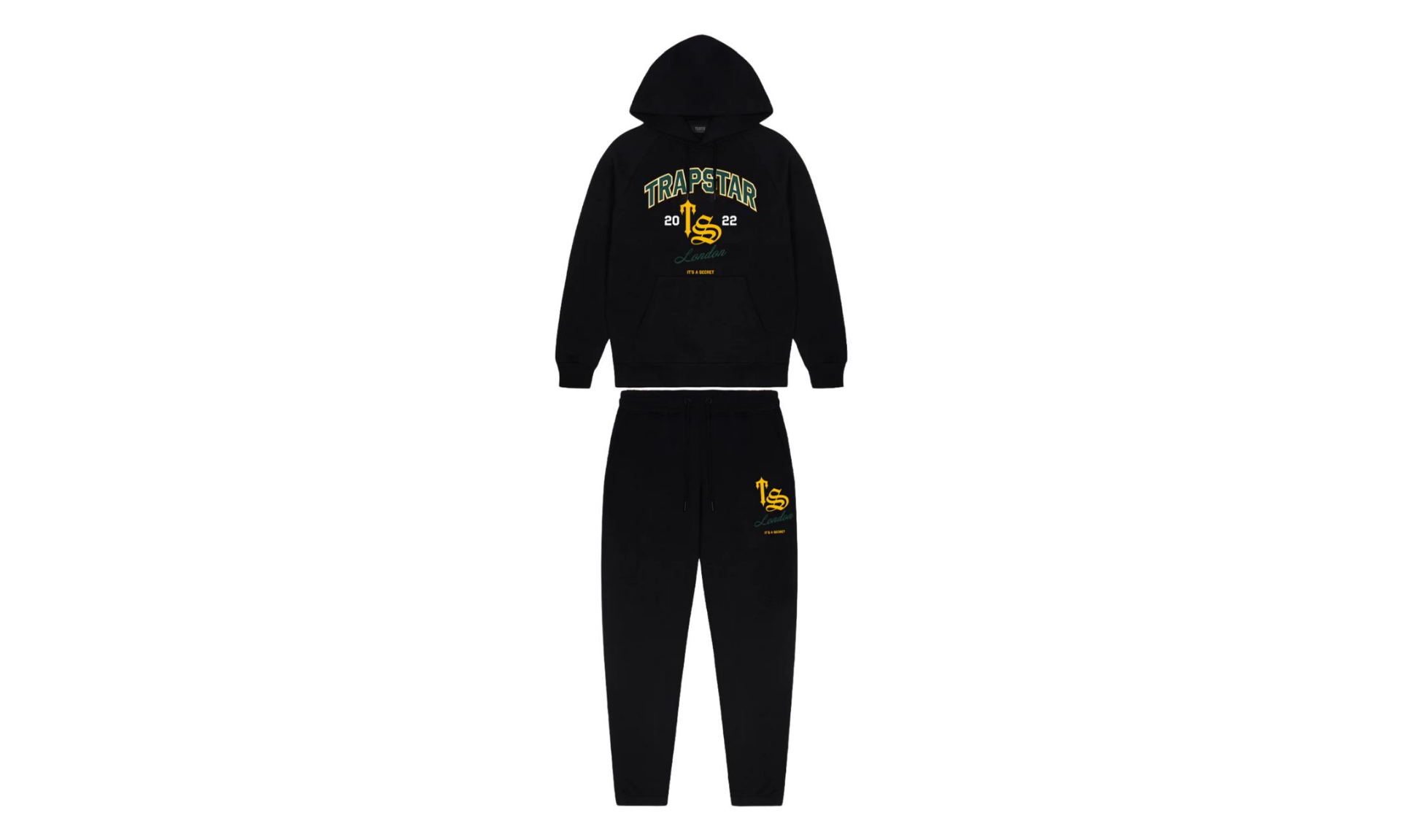 Trapstar TS Varsity Hoodie Tracksuit Black