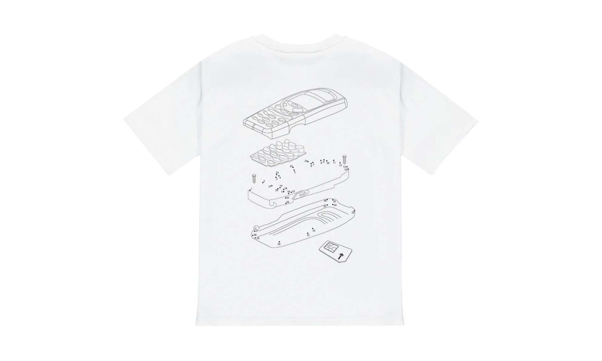 Trapstar T Phone Tee White