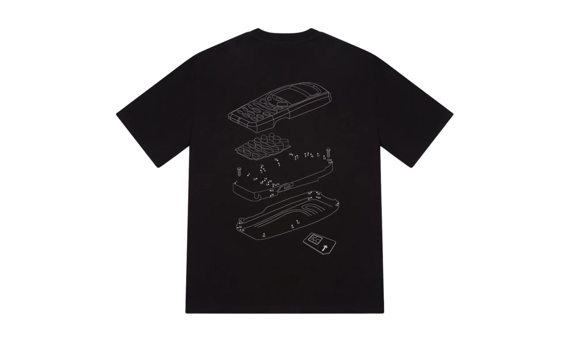 Trapstar T Phone Tee Black