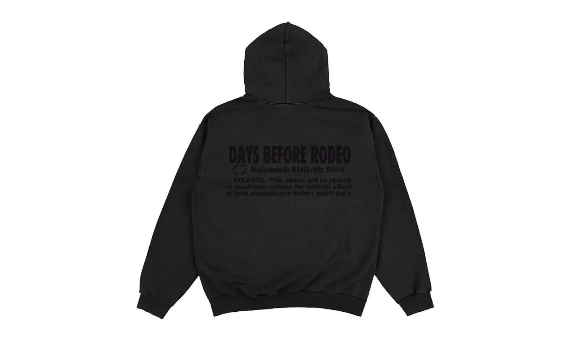 Travis Scott Rodeo Hoodie Black | OVERCEZ