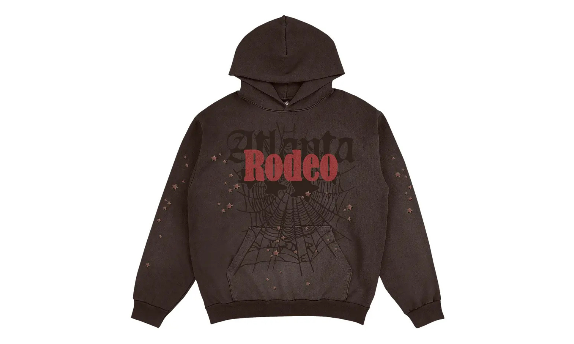 Travis Scott CJ x Sp5der Days Before Rodeo Hoodie Brown