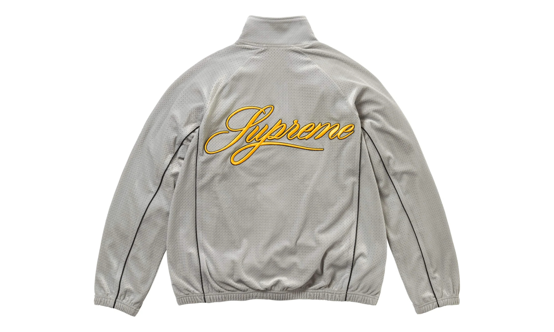 Supreme Velour Mesh Track Jacket Silver | OVERCEZ