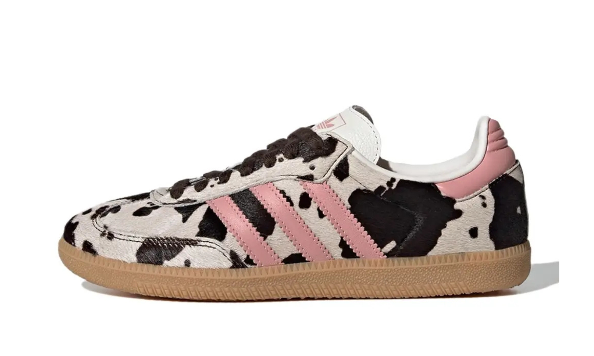 Adidas Samba OG Cow Print Dark Brown Wonder Mauve (W)