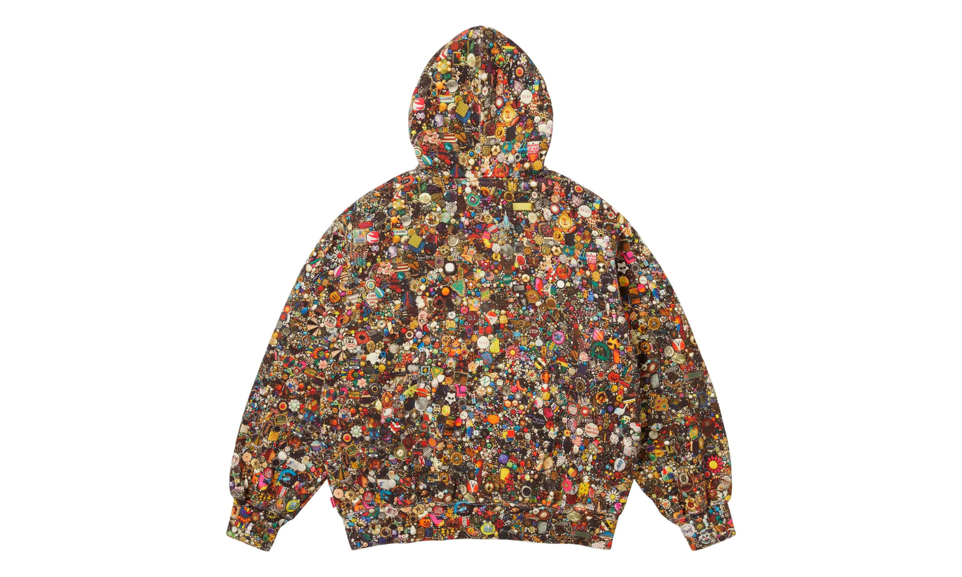 Supreme Mike Kelley Zip Up Hooded Sweatshirt Multicolor