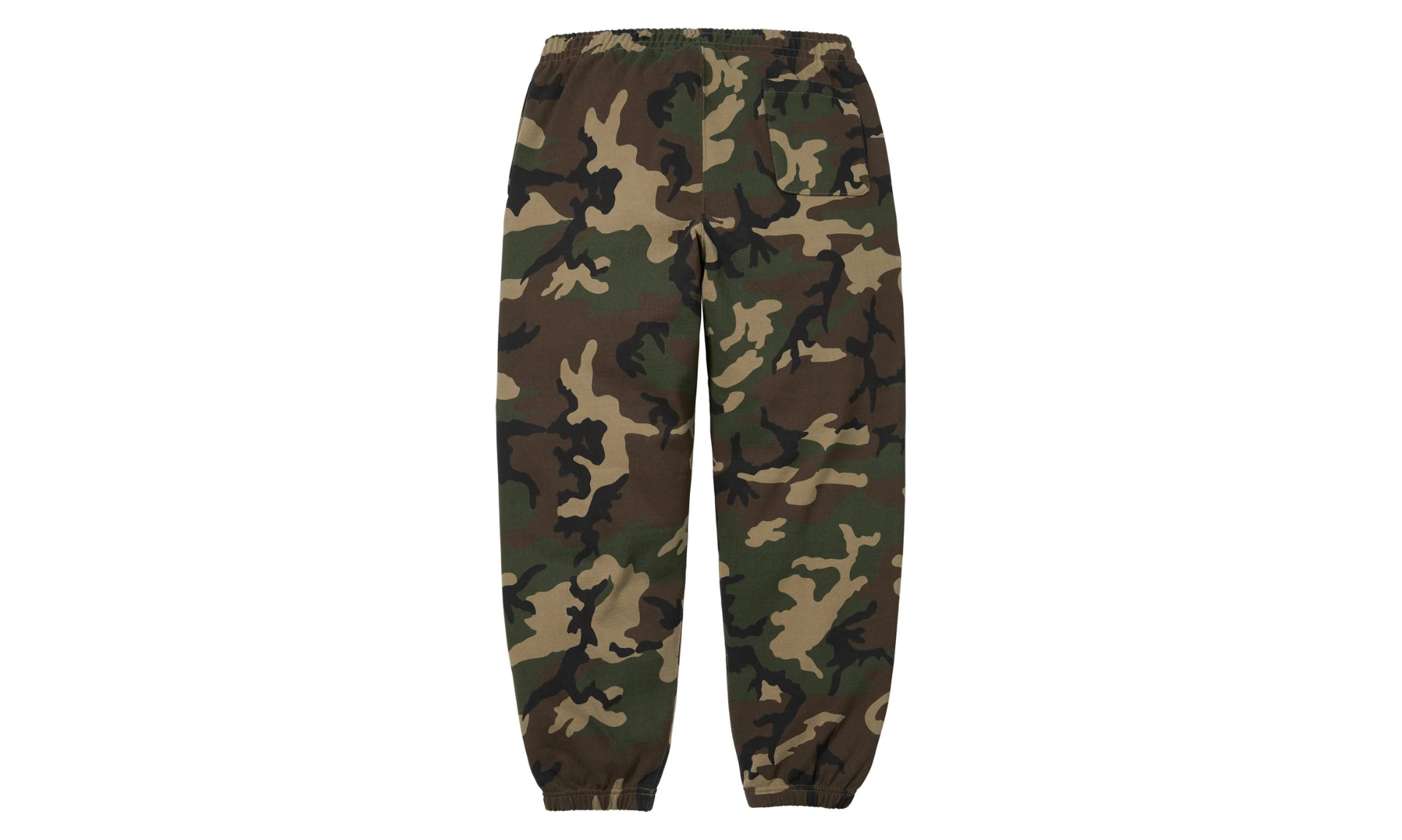 Supreme Satin Applique Sweatpant Woodland Camo