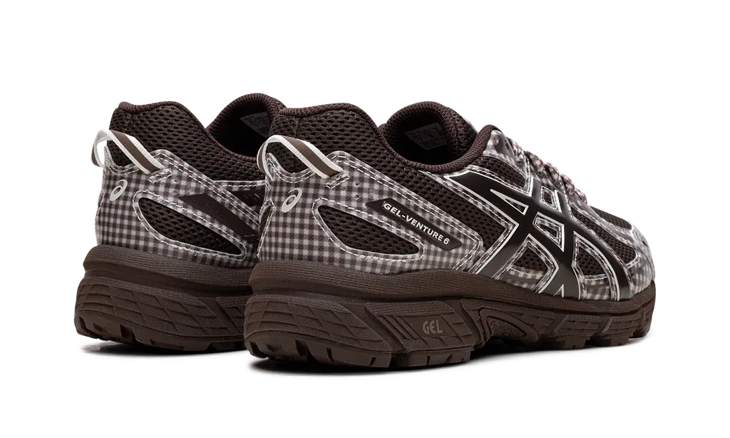 ASICS Gel-Venture 6 Story mfg. Reddish Brown Gingham | OVERCEZ