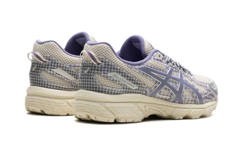 ASICS Gel-Venture 6 Story mfg. Vanilla Violet Quartz Gingham | OVERCEZ