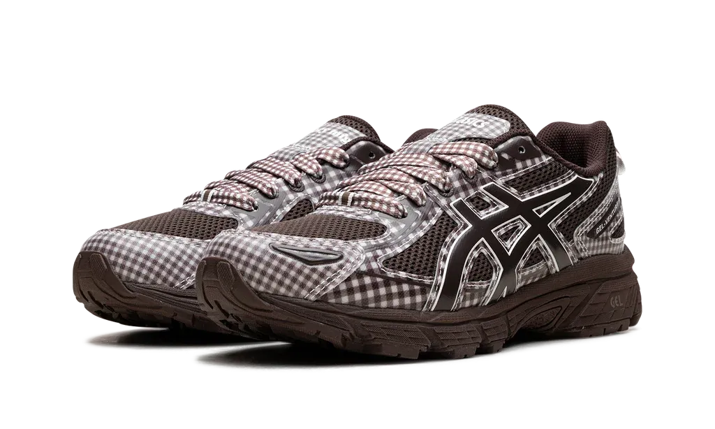 ASICS Gel-Venture 6 Story mfg. Reddish Brown Gingham | OVERCEZ