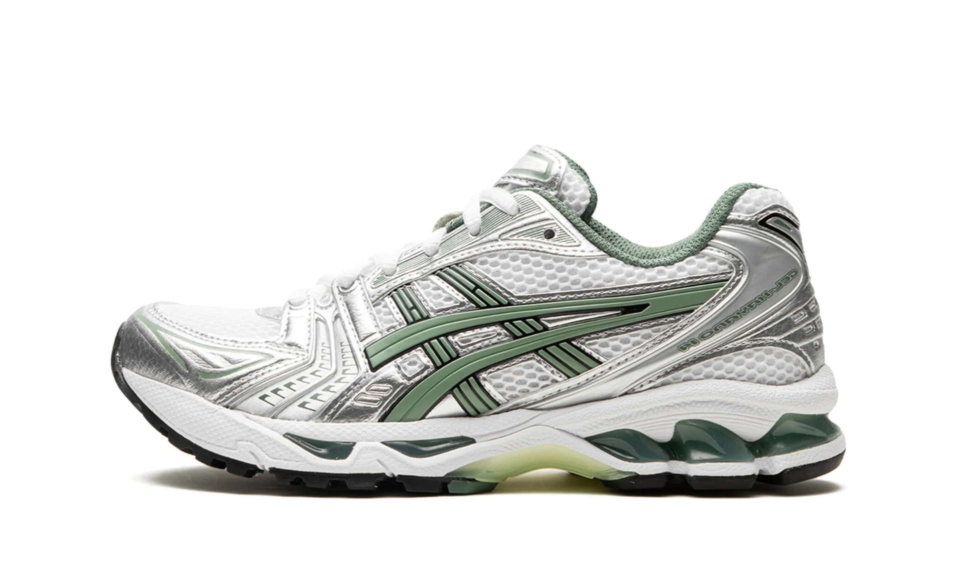 ASICS Gel-Kayano 14 White Pure Silver Slate Grey Sage