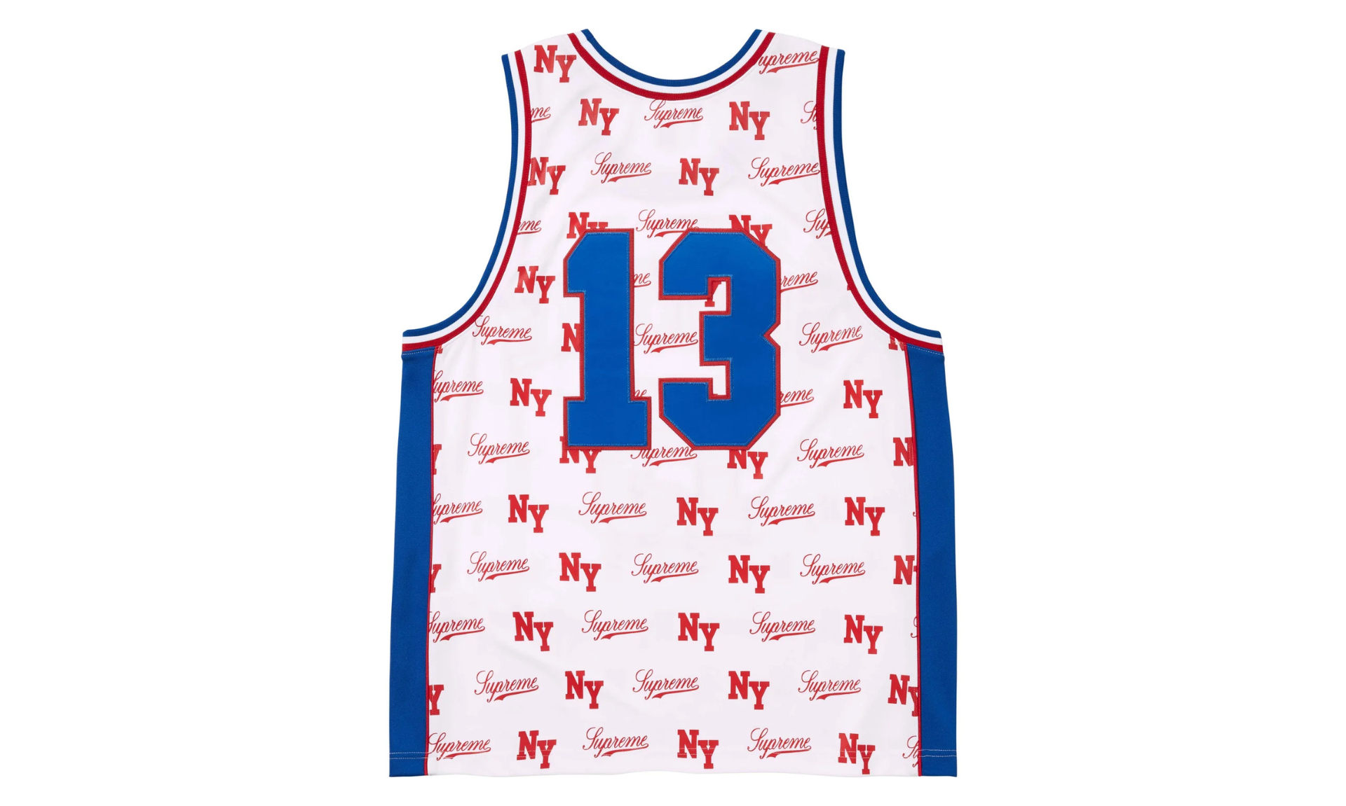 Supreme Mitchell & Ness Monogram Jersey White