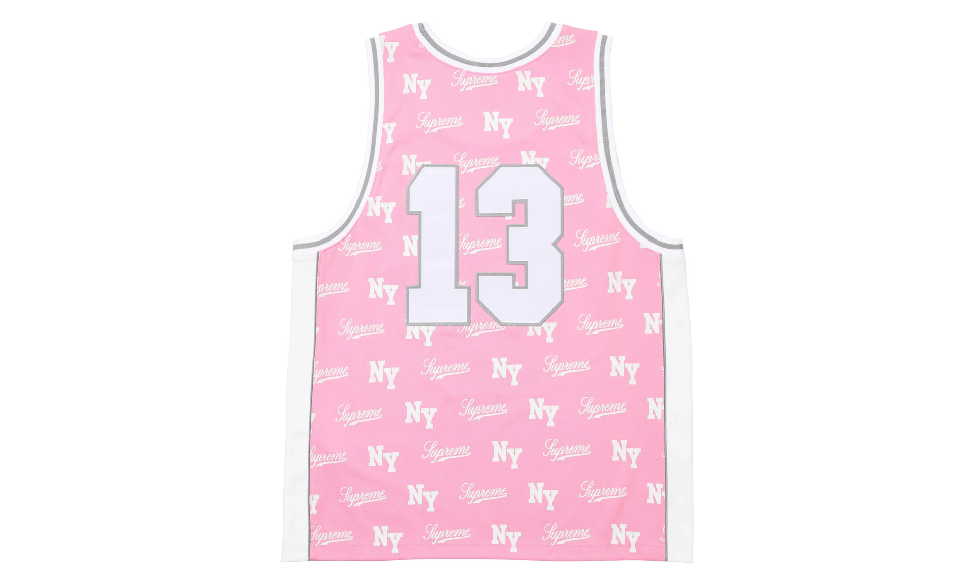 Supreme Mitchell & Ness Monogram Jersey Pink