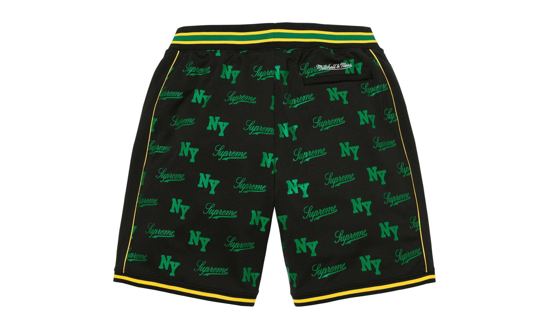 Supreme Mitchell & Ness Monogram Short Black | OVERCEZ