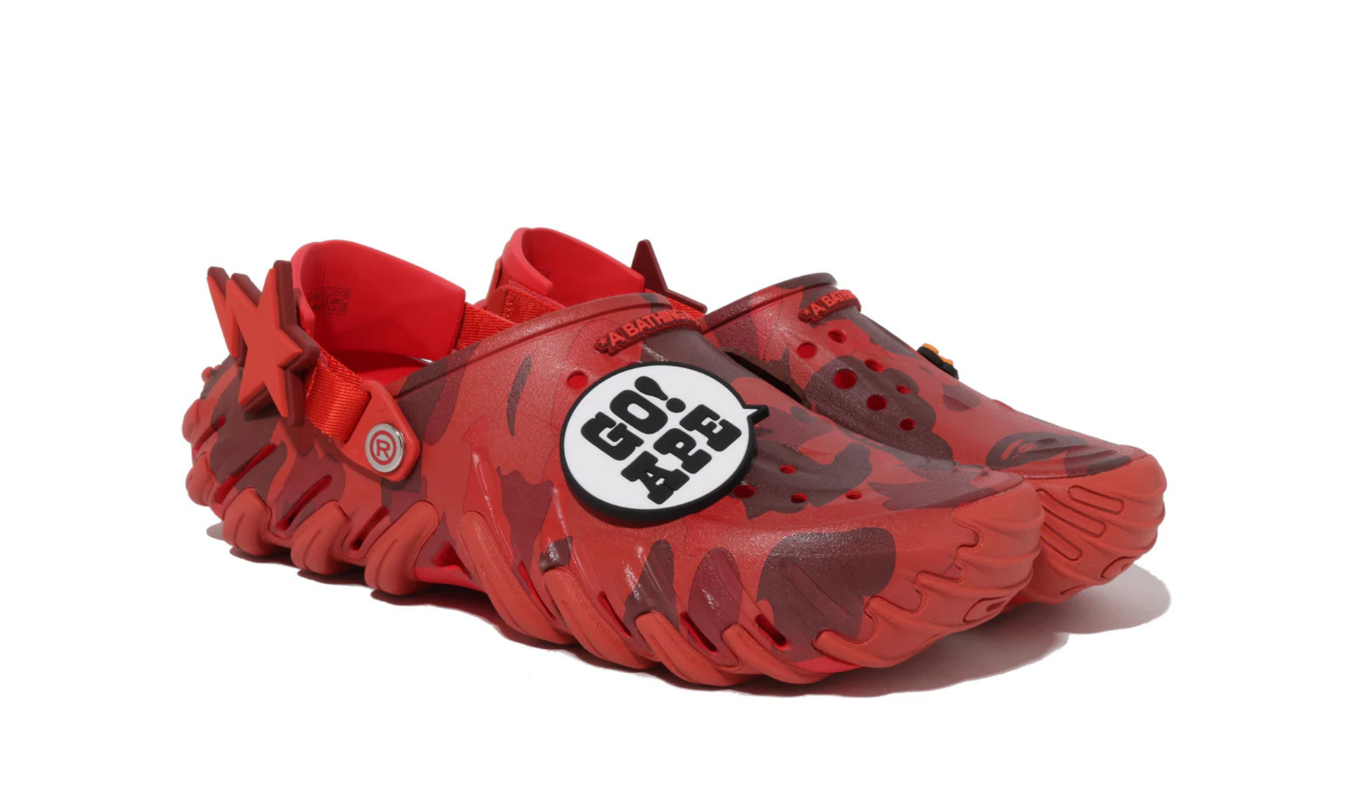 Crocs Echo RO Clog Bape Flame Camo