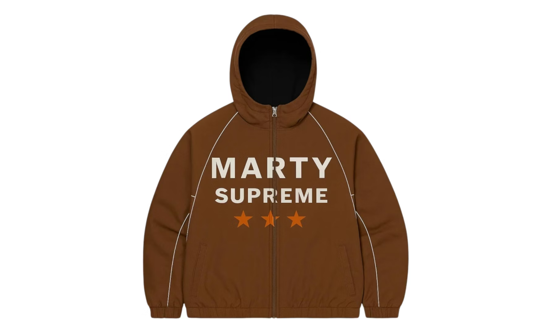 NAHMIAS x Marty Supreme A24 Classic Warm Up Jacket Brown