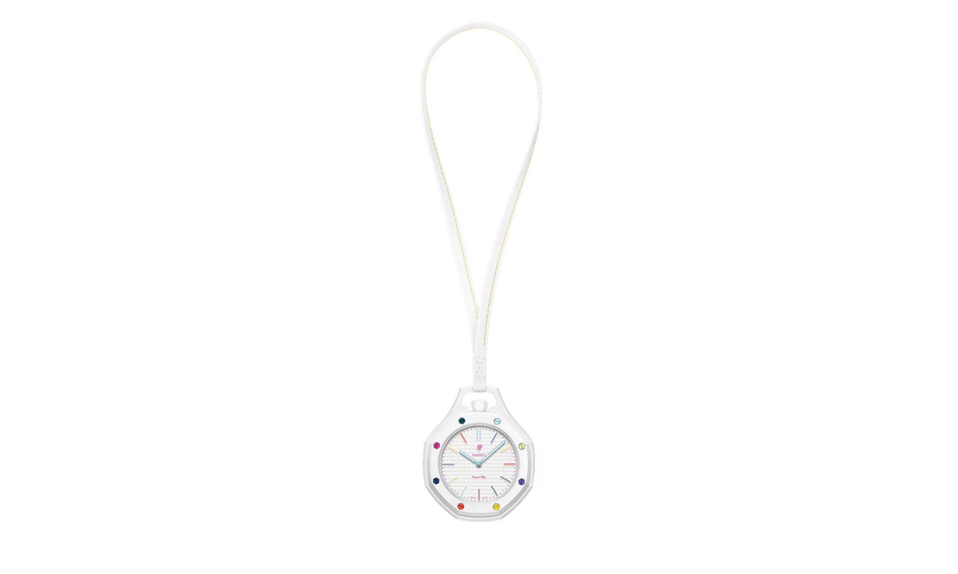 Swatch x Audemars Piguet Bioceramic Royal Pop Huit Blanc | OVERCEZ