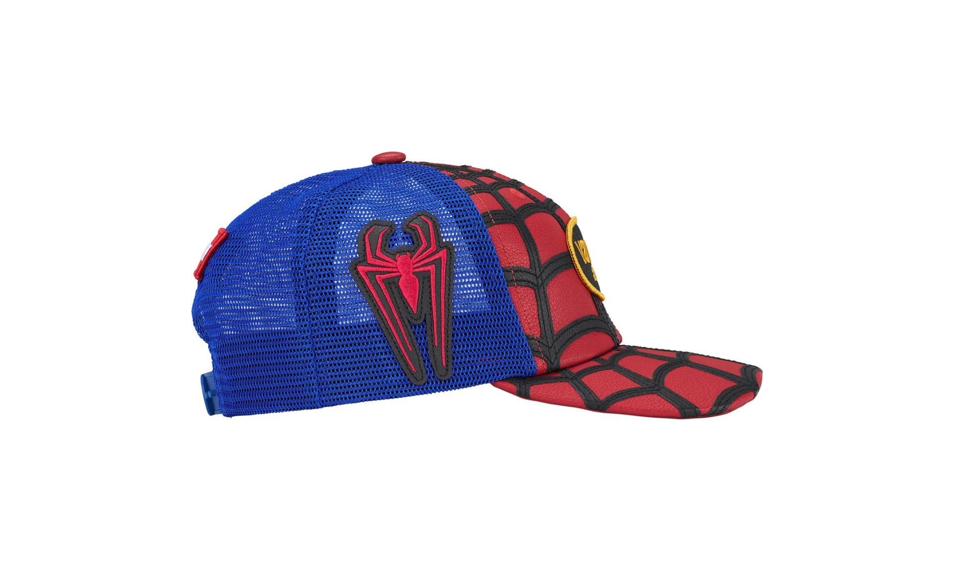 Supreme x Vanson Leathers Spider Man Mesh Back 6 Panel Red