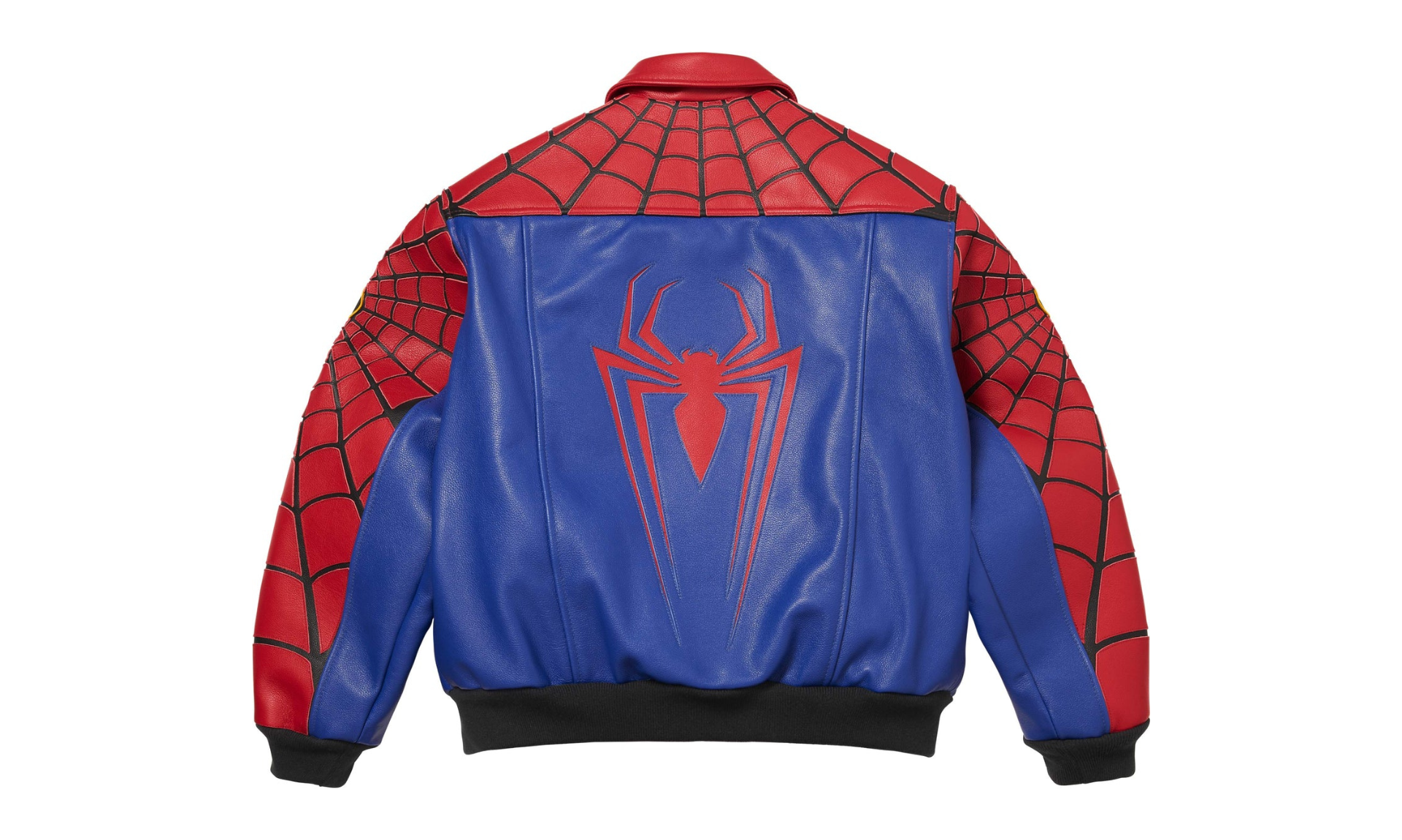 Supreme x Vanson Leathers Spider-Man Jacket Red | OVERCEZ