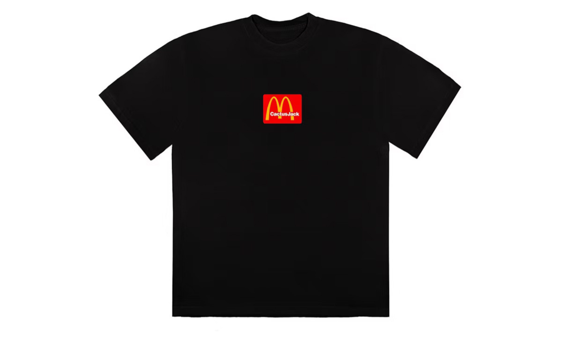 Travis Scott x McDonald's Sesame II T-shirt Black Red