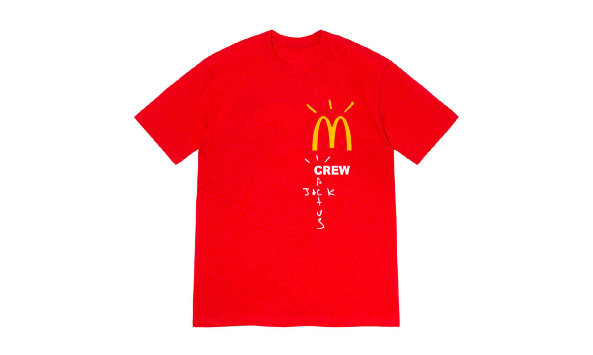 Travis Scott x McDonald's Crew T-shirt Red