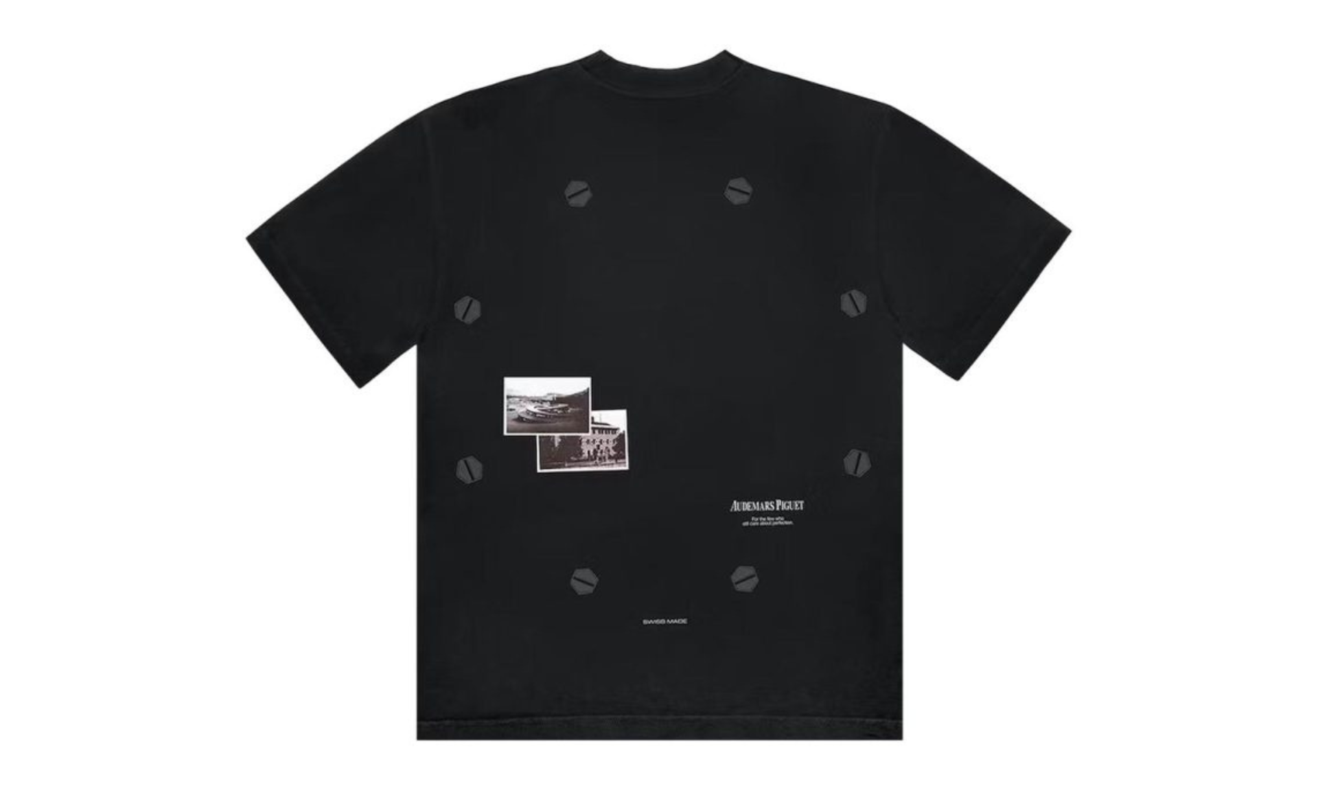 Travis Scott CJ x Audemars Piguet Vintage Tee Black