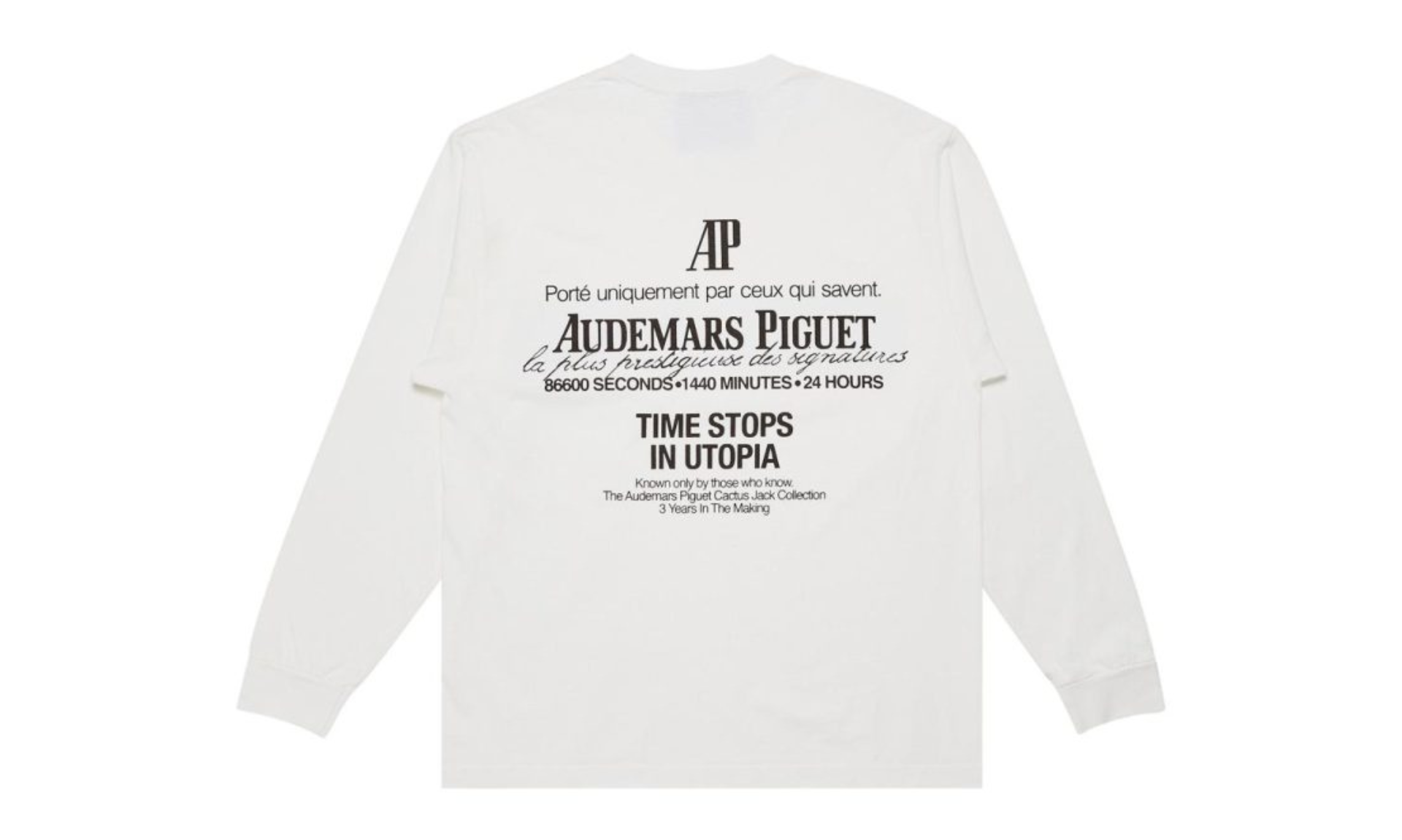 Travis Scott CJ x Audemars Piguet Utopia Tee White