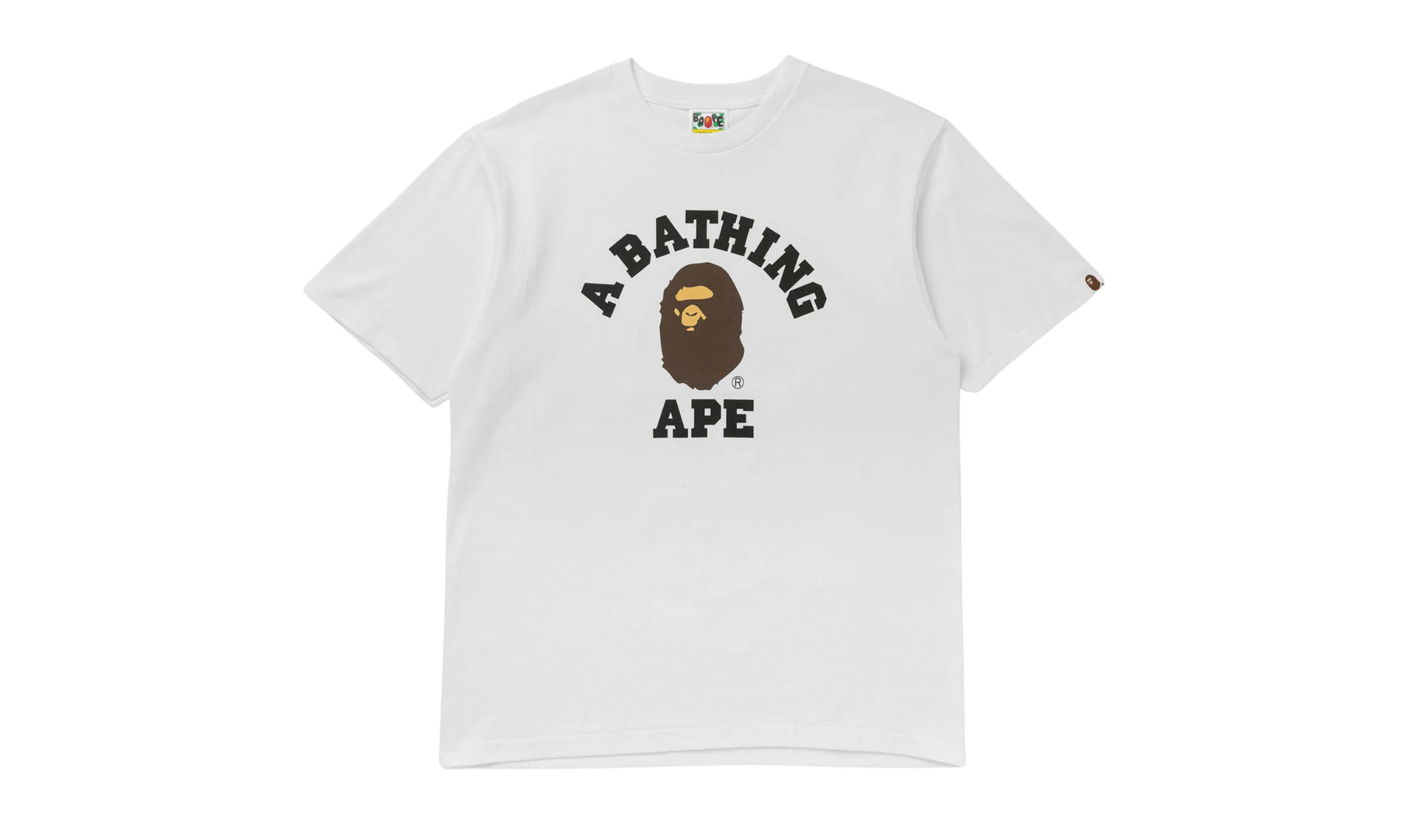 BAPE College Tee White
