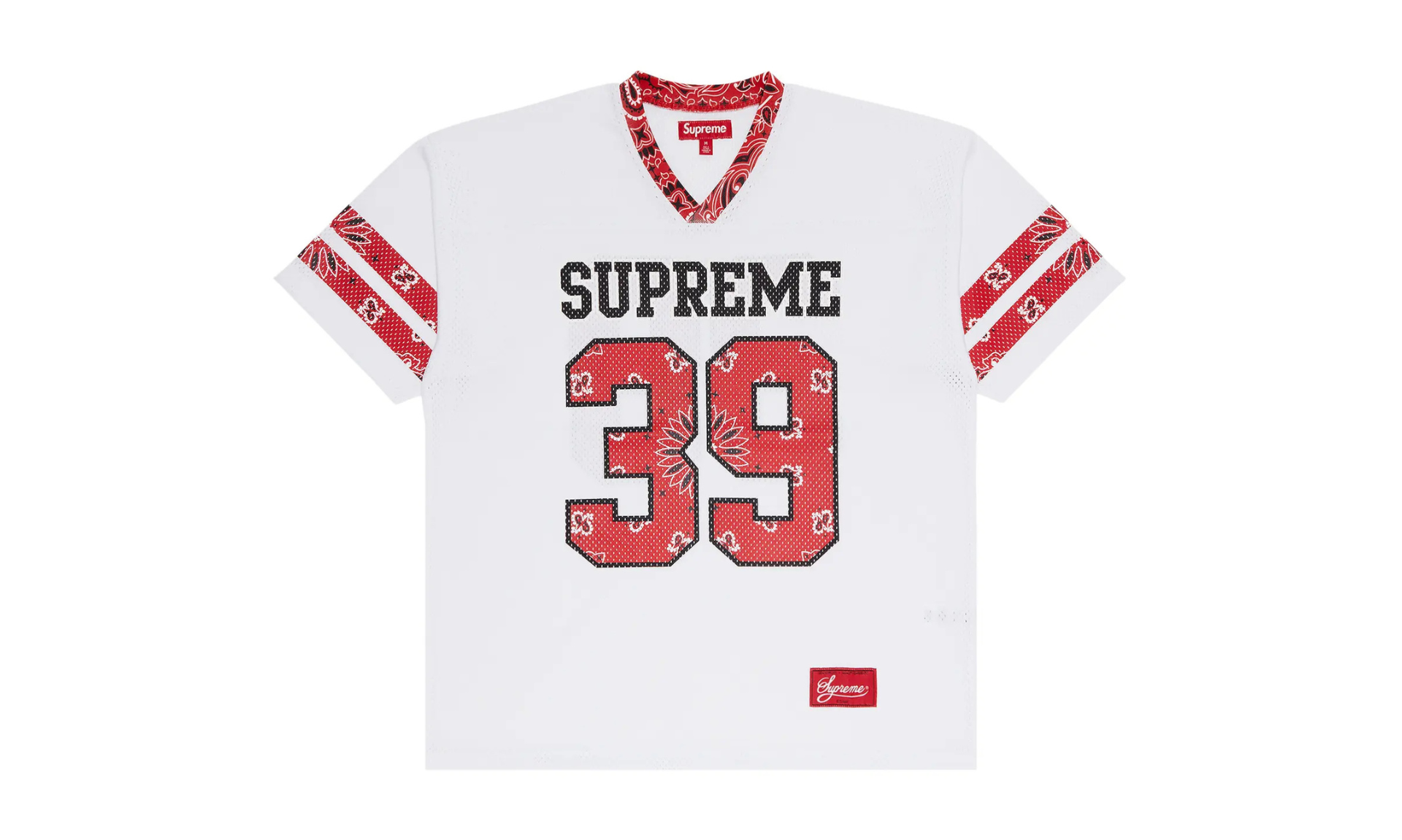 Supreme Bandana Football Jersey White