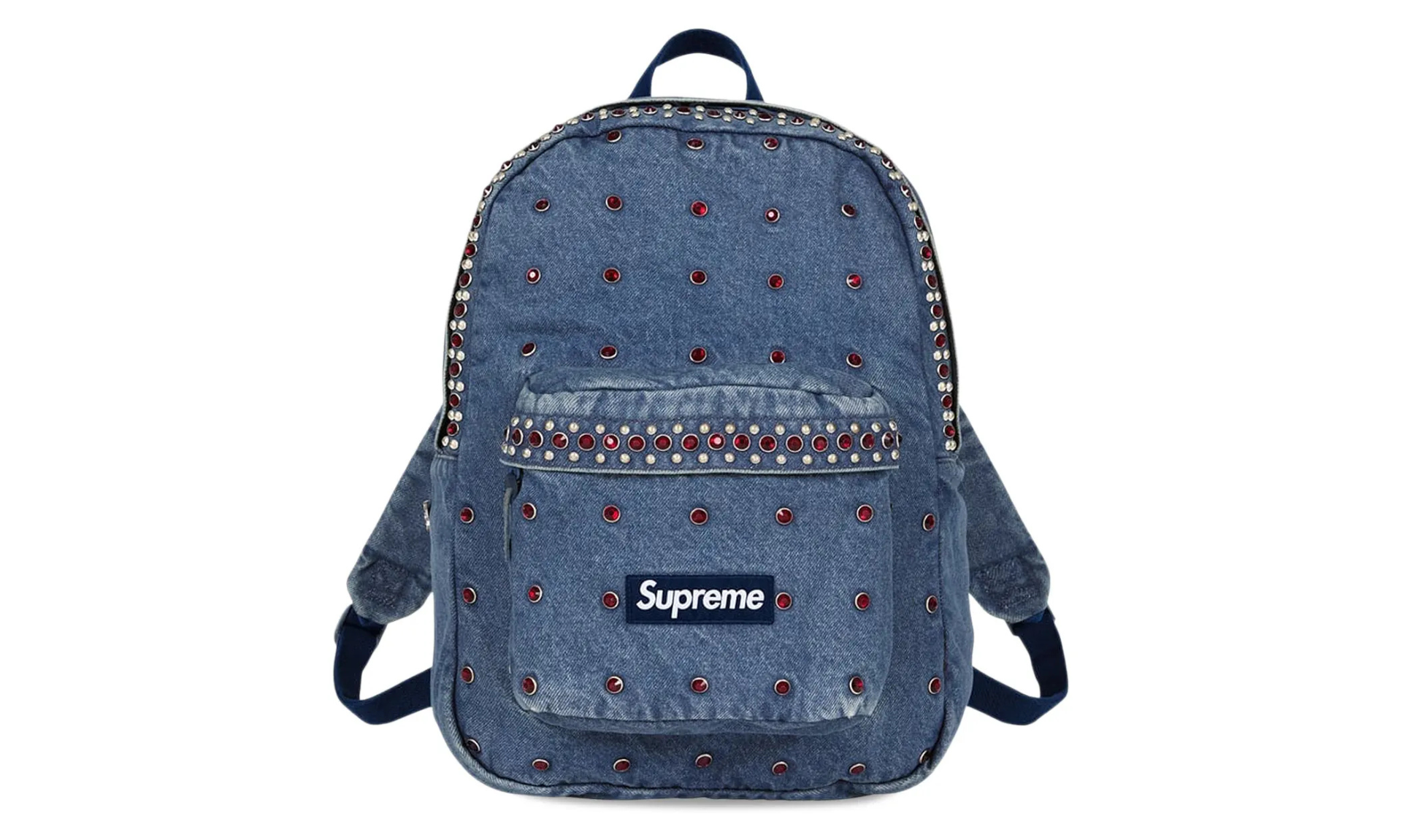 Supreme b.b. Simon Denim Backpack Washed Indigo