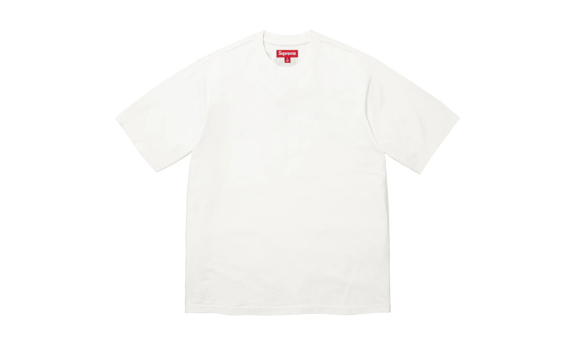 Supreme Rhinestone Script S/S Top White