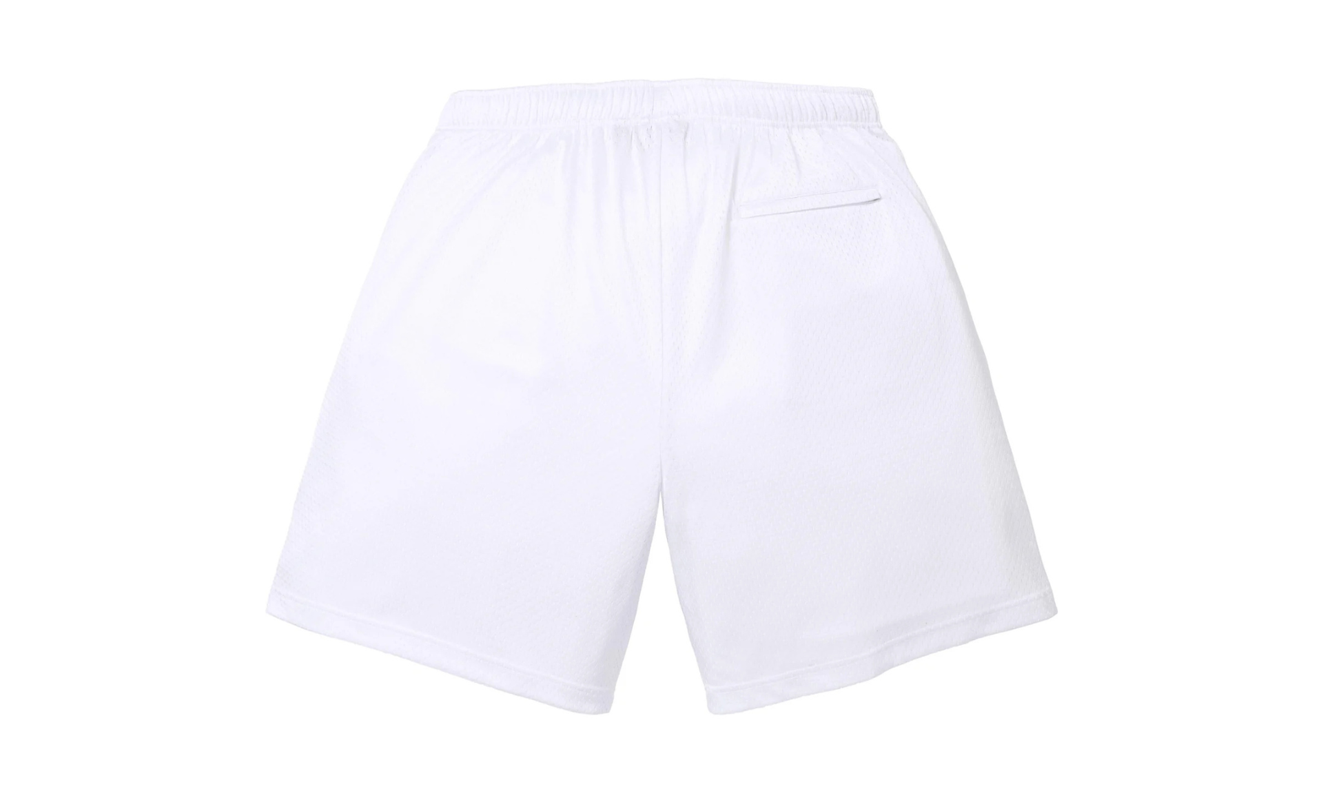 Supreme Rhinestone Mesh Short White