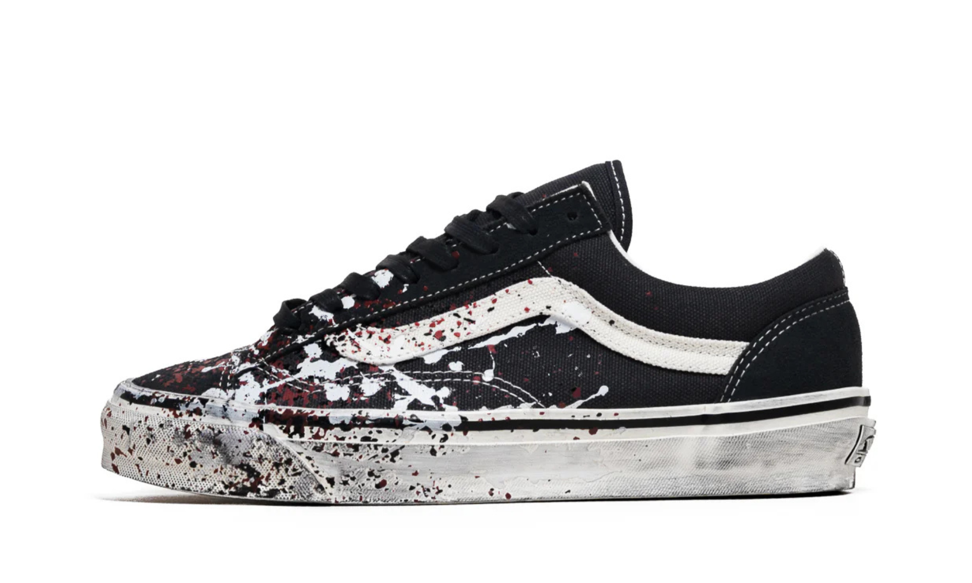 Vans Premium Old Skool 36 Paint Splatter Charcoal Grey