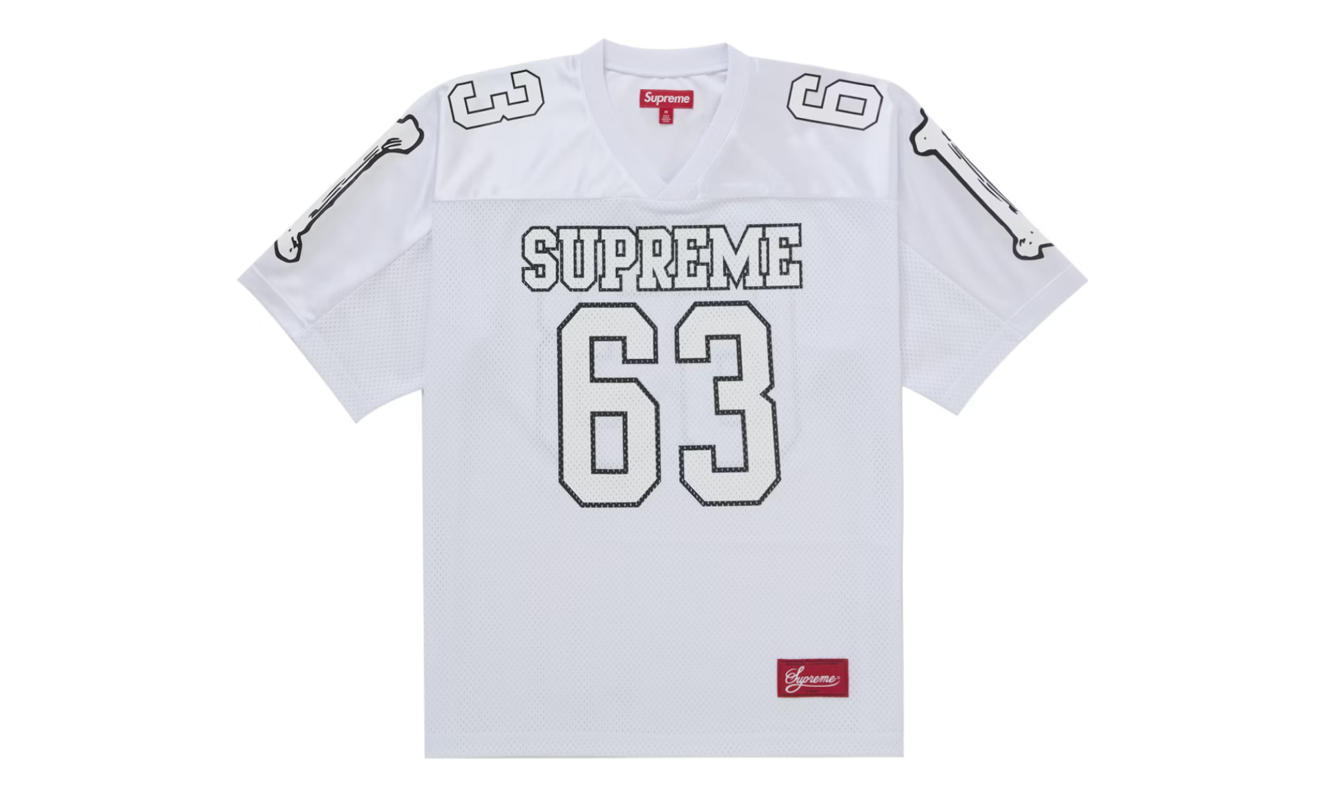 Supreme Bones Football Jersey White