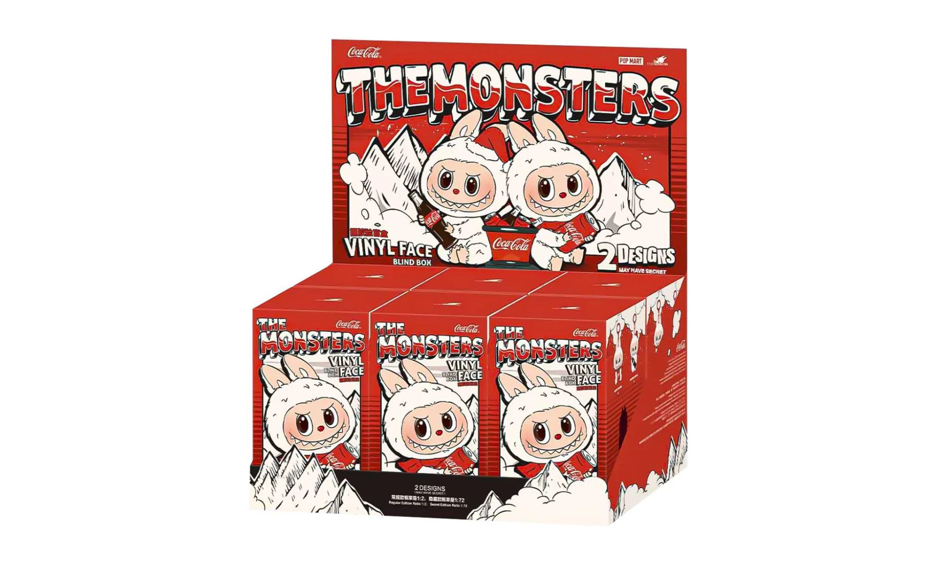 Pop Mart Labubu The Monsters Coca-Cola Vinyl Face (Zestaw 6 szt.) | OVERCEZ