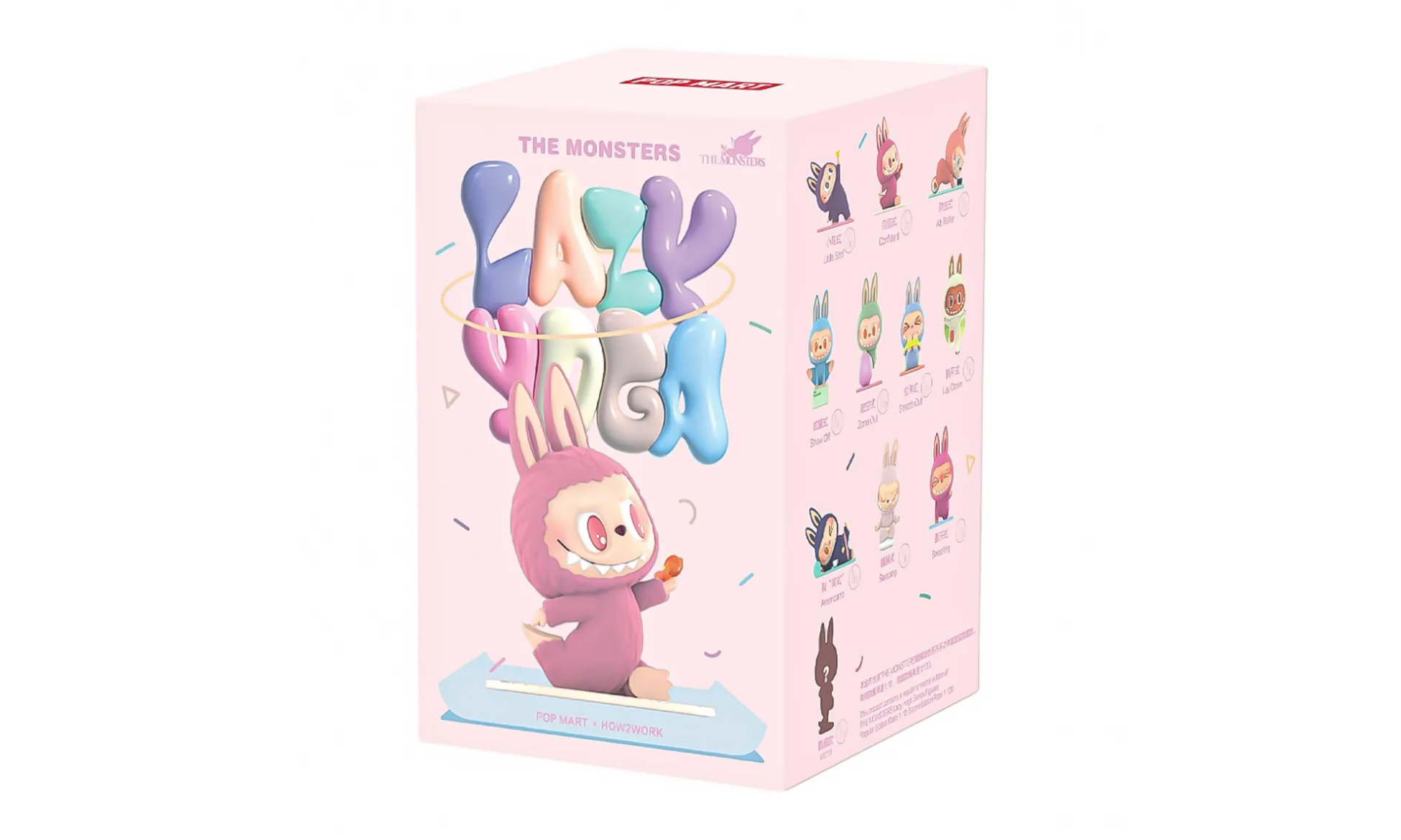 Pop Mart Labubu The Monsters Lazy Yoga Series Figures Sealed Case (BLINDBOX 1 szt.)
