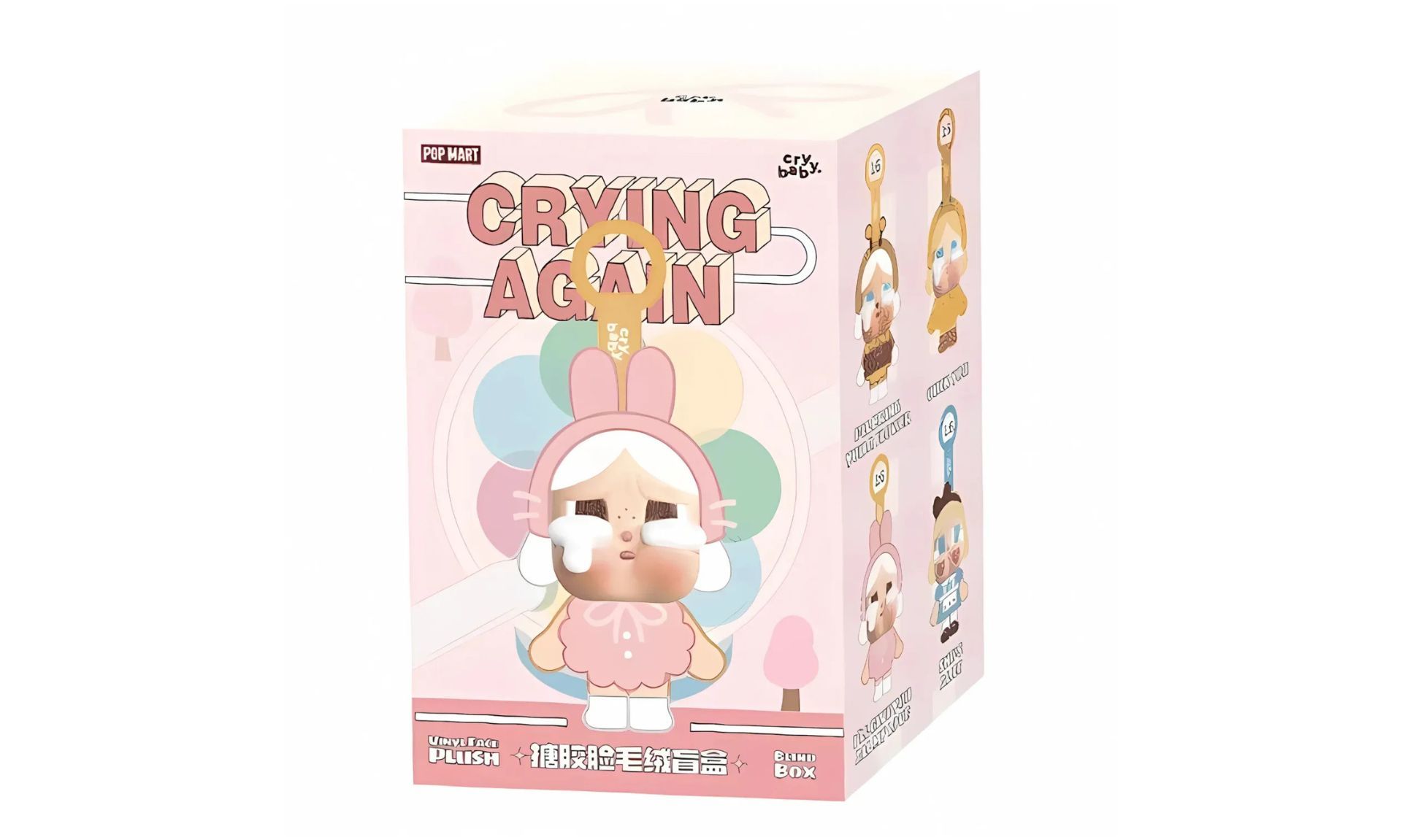 Pop Mart CryBaby Crying Again Series Vinyl Face Plush (BLINDBOX 1 szt.)